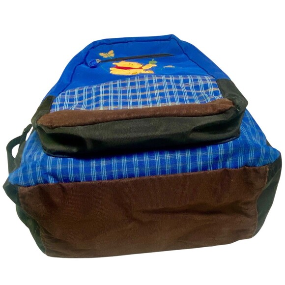 Vintage Disney Winnie the Pooh Blue Backpack 18” Discover Explore main image 7